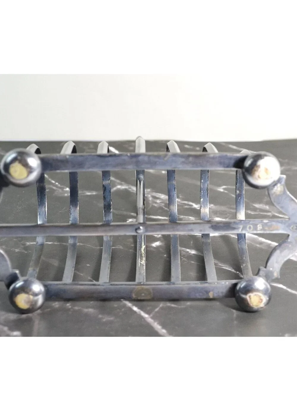 Vintage Silverplate Toast Rack Dining Table Decor Accessory